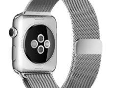 Curea iUni compatibila cu Apple Watch 1/2/3/4/5/6/7, 40mm, Milanese Loop, Otel Inoxidabil, Silver